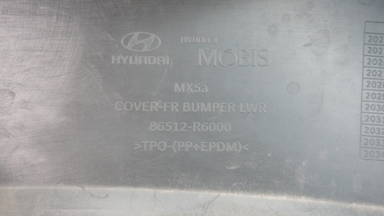 2024-2025 HYUNDAI SANTA FE FRONT LOWER BUMPER VALANCE PANEL 86512-R6000 OEM