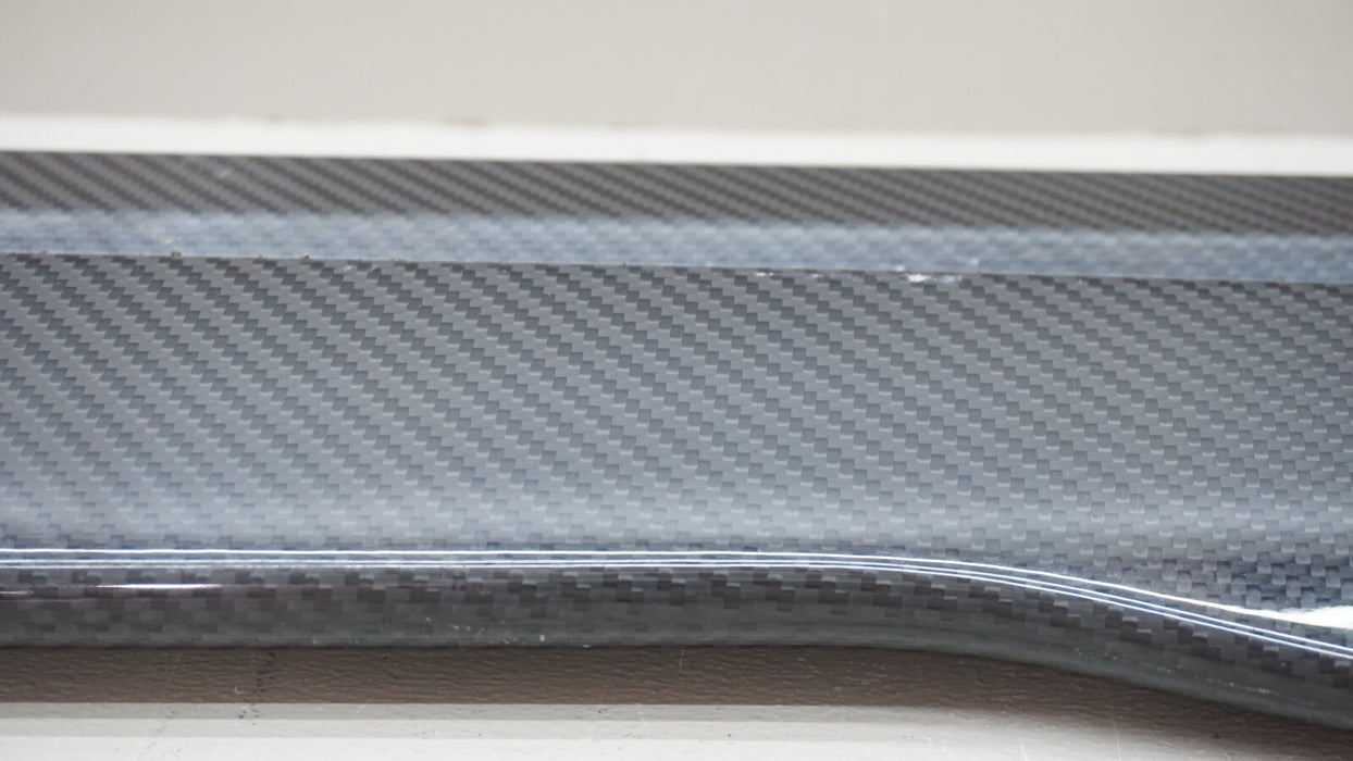 2018+ BENTLEY GT CARBON FIBER LEFT DRIVER SIDE SILL TRIM SKIRT 3SD071995