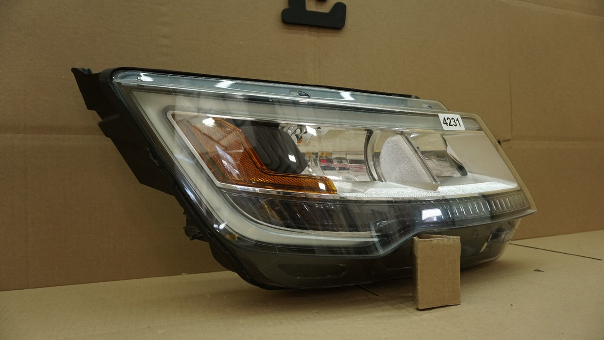 2016-2019 FORD EXPLORER FRONT RIGHT PASSENGER HEADLIGHT LED OEM 16 17 18 19