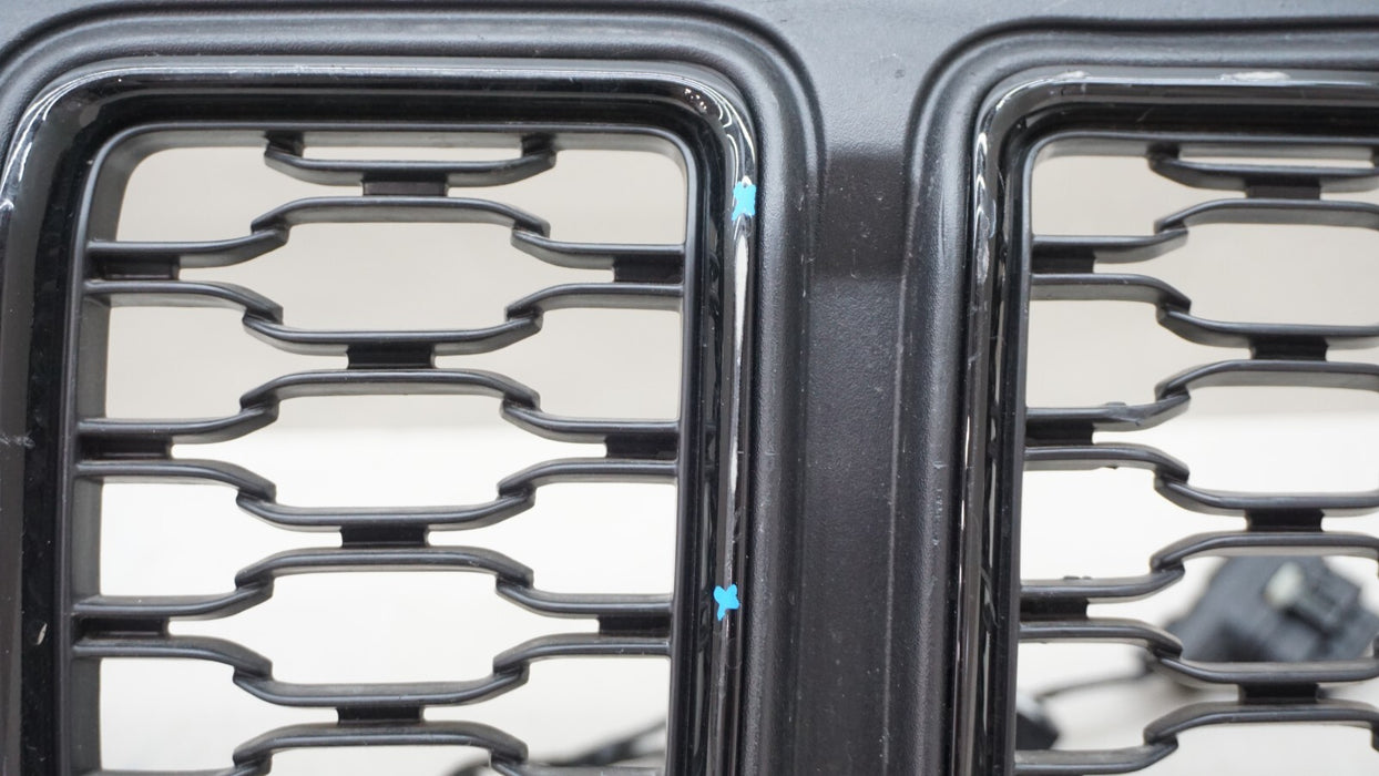 2021-2023 JEEP GRAND CHEROKEE FRONT UPPER RADIATOR GRILLE GRILL W HARNESS OEM