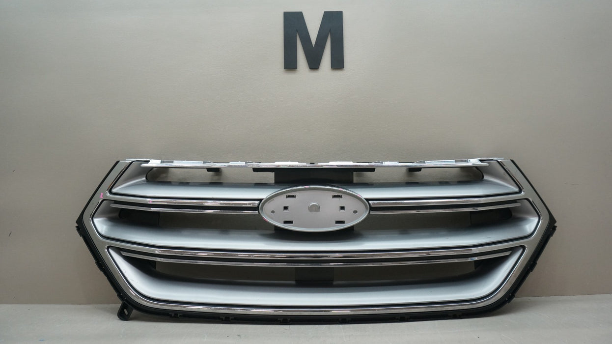 2015-2018 FORD EDGE CHROME FRONT UPPER BUMPER GRILLE GRILL OEM FT4B-8200-AKSM