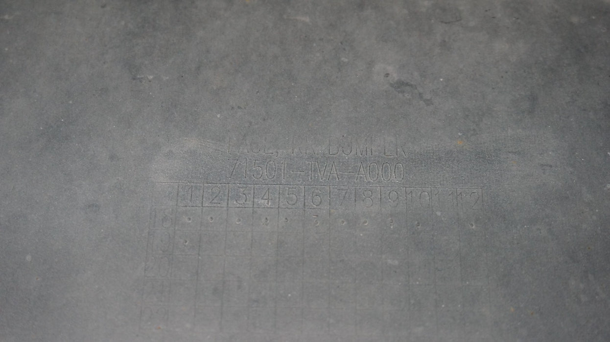 2018-2021 HONDA ACCORD REAR BUMPER COVER OEM 71501-TVA-A000