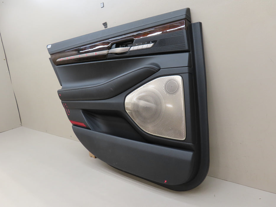 2017-2019 GENESIS G90 REAR LEFT DRIVER SIDE INTERIOR DOOR PANEL OEM
