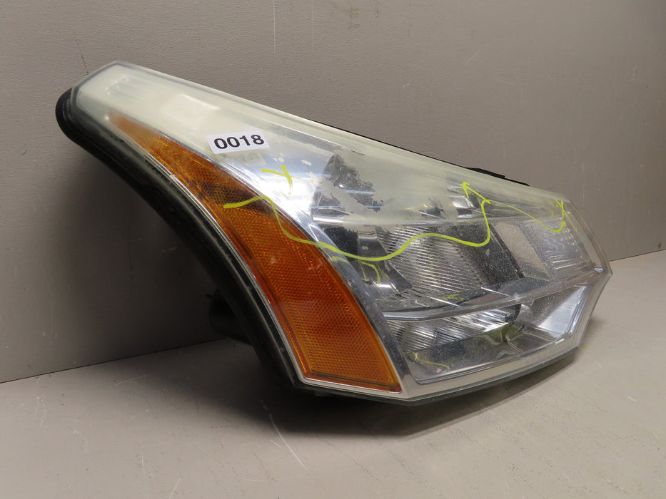 2008-2013 FORD FOCUS FRONT RIGHT PASSENGER SIDE HEADLIGHT HALOGEN OEM