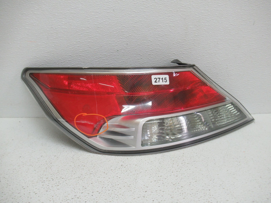 2009 2010 2011 ACURA TL REAR LEFT DRIVER SIDE BRAKE STOP TAIL LAMP TAILLIGHT OEM