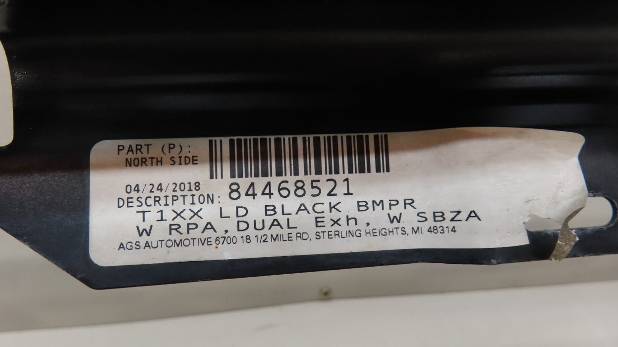 2019-2025 GMC SIERRA CHEVROLET SILVERADO 1500 REAR BUMPER METAL OEM