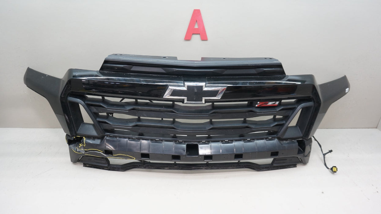 2023-2025 CHEVROLET COLORADO Z71 FRONT BUMPER RADIATOR GRILLE OEM