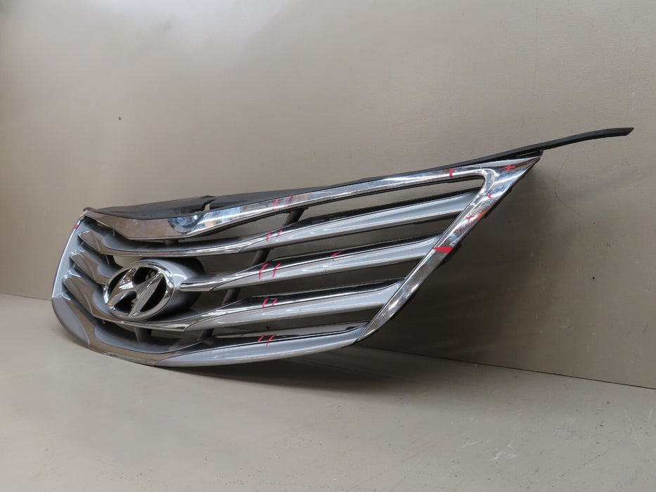 2012-2014 HYUNDAI AZERA FRONT UPPER BUMPER GRILLE W/ EMBLEM OEM 86350-3V000