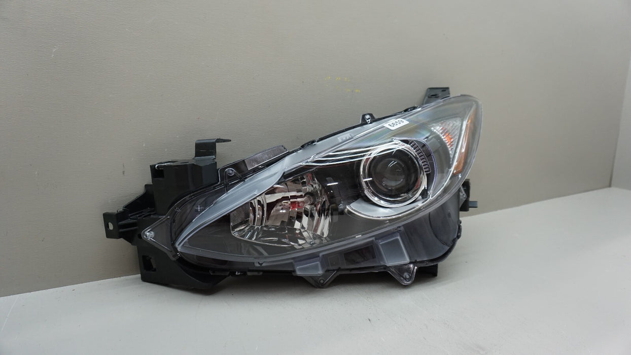 2014-2016 MAZDA 3 FRONT LEFT DRIVERS SIDE HEADLIGHT HALOGEN AFTERMARKET