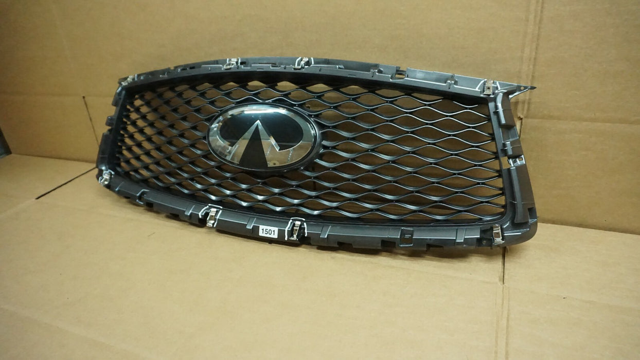 2019-2020 INFINITI QX50 FRONT RADIATOR GRILLE GRILL MESH WITH EMBLEM OEM 19 20