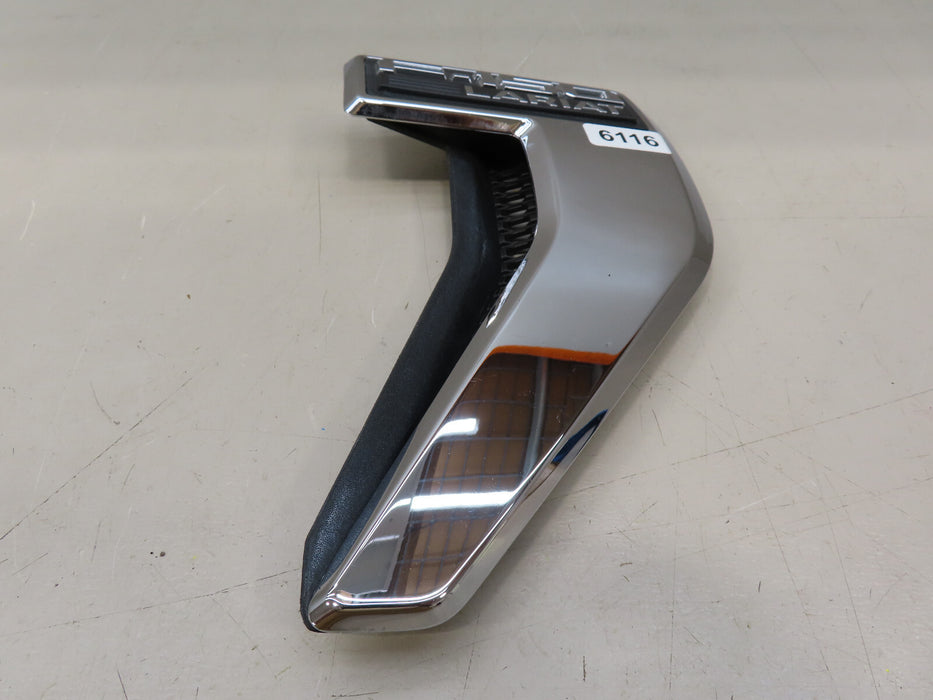2021 2022 FORD F-150 F150 LARIAT FRONT RIGHT PASSENGER SIDE FENDER EMBLEM OEM