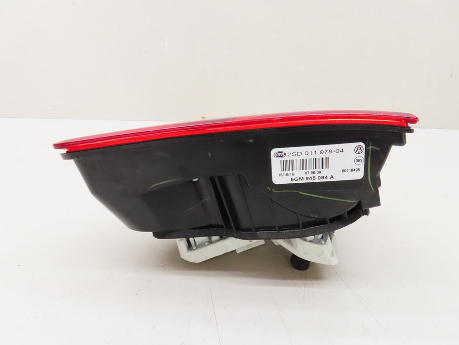 2015-2017 VOLKSWAGEN GTI REAR RIGHT INNER TAIL LIGHT STOP LAMP OEM 5GM945094A