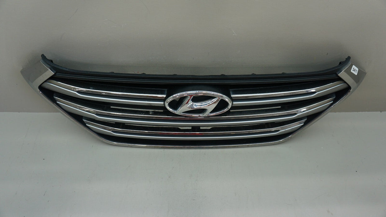 2017-2018 HYUNDAI TUCSON FRONT BUMPER RADIATOR GRILLE W/ EMBLEM OEM 86351-D3100