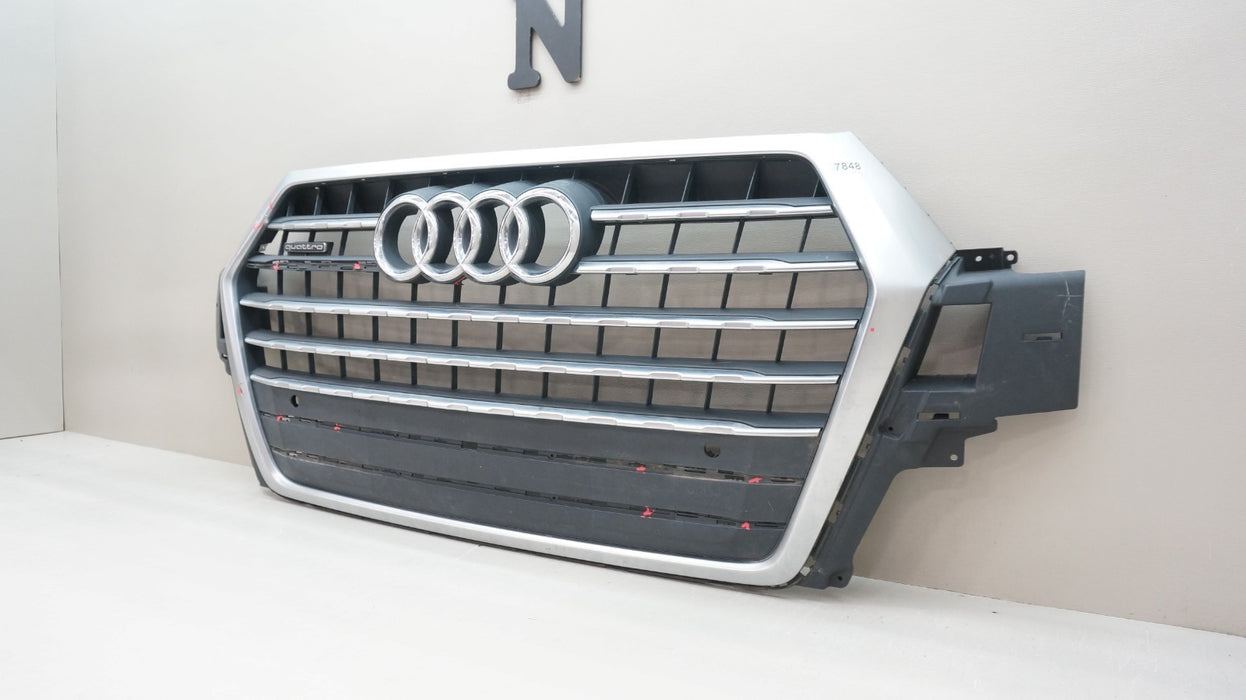 2017-2019 AUDI Q7 S-LINE FRONT BUMPER RADIATOR GRILLE OEM 4M0853651
