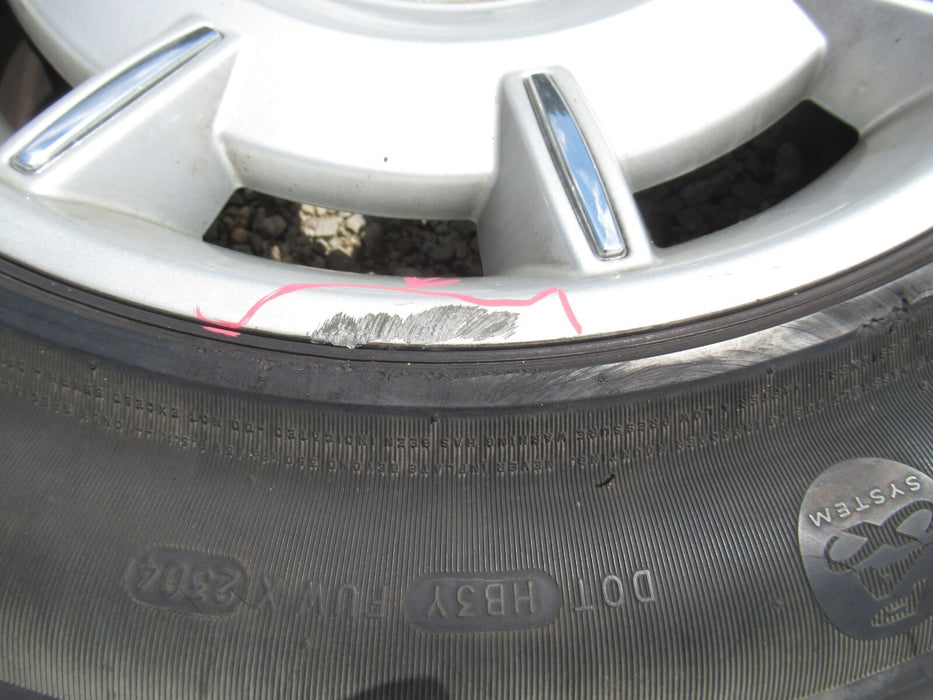 ROLLS ROYCE PHANTOM 1 SET OF WHEELS. TIRES 265/790R540A  (BAD TIRES)