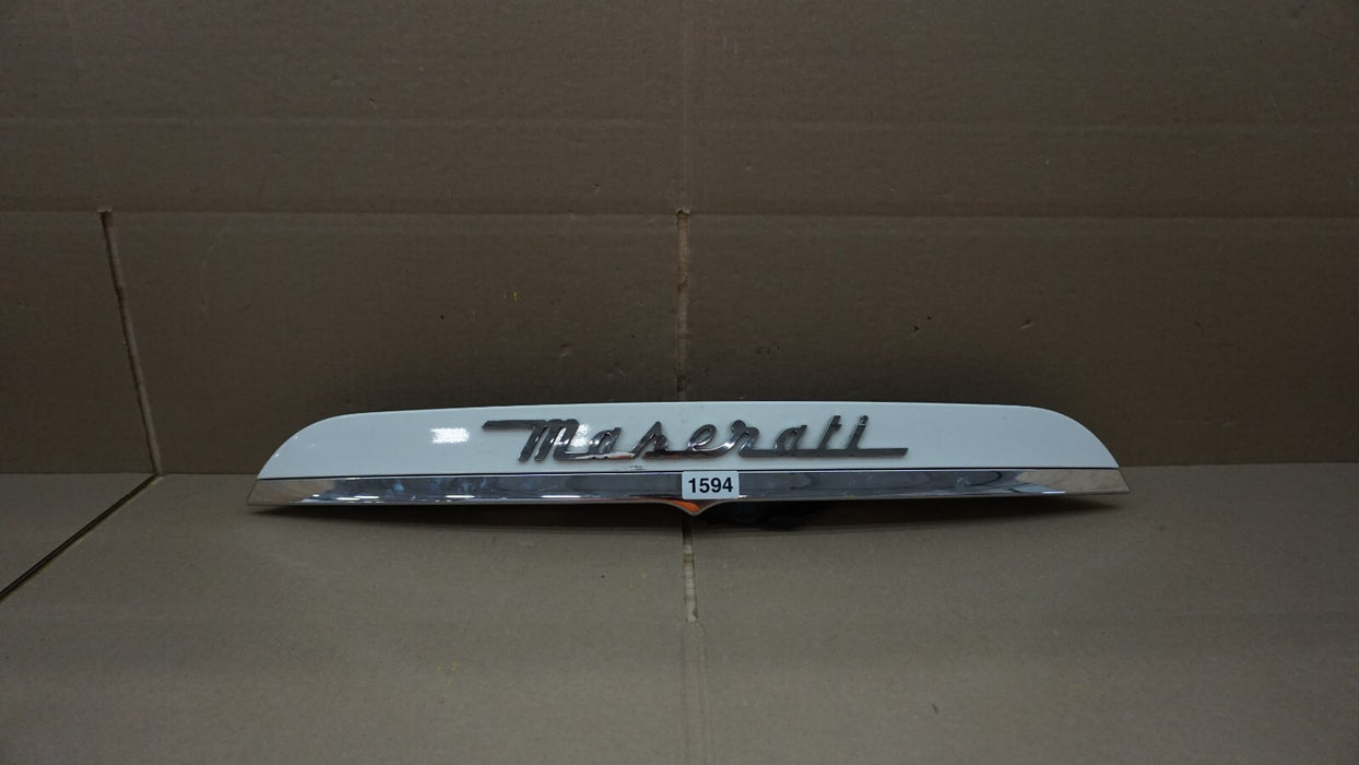 2014-2019 MASERATI GHIBLI SQ4 REAR TRUNK LID MOLDING COVER TRIM PANEL OEM