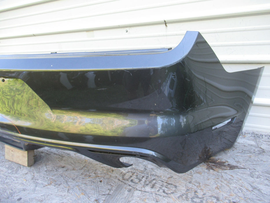 2015-2017 FORD MUSTANG V6 REAR BUMPER COVER PANEL PLASTIC GRAY FR3B-17D781-A OEM