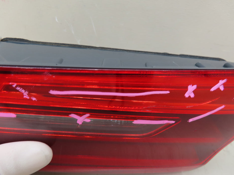 2017-2018 BMW 5 SERIES REAR RIGHT PASSENGER TAIL LIGHT INNER OEM