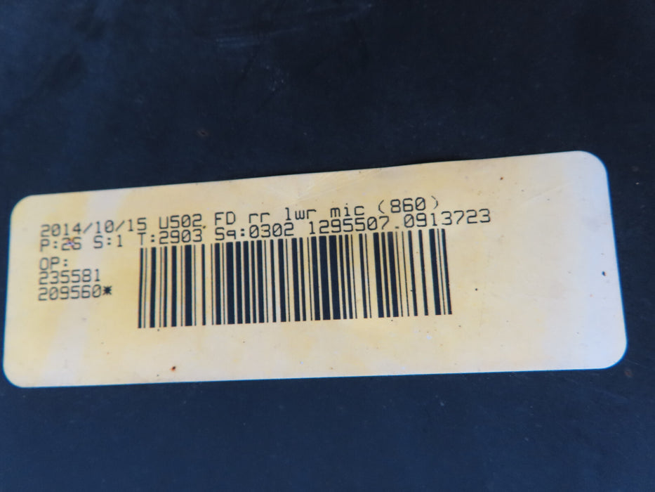 2011 - 2015 FORD EXPLORER REAR BUMPER COVER PANEL FACTORY BB53-17F954-ACW OEM