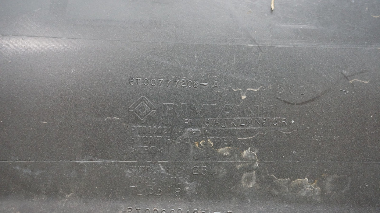 2022-2024 RIVIAN R1T R1S FRONT UPPER BUMPER COVER PANEL OEM PT00002144