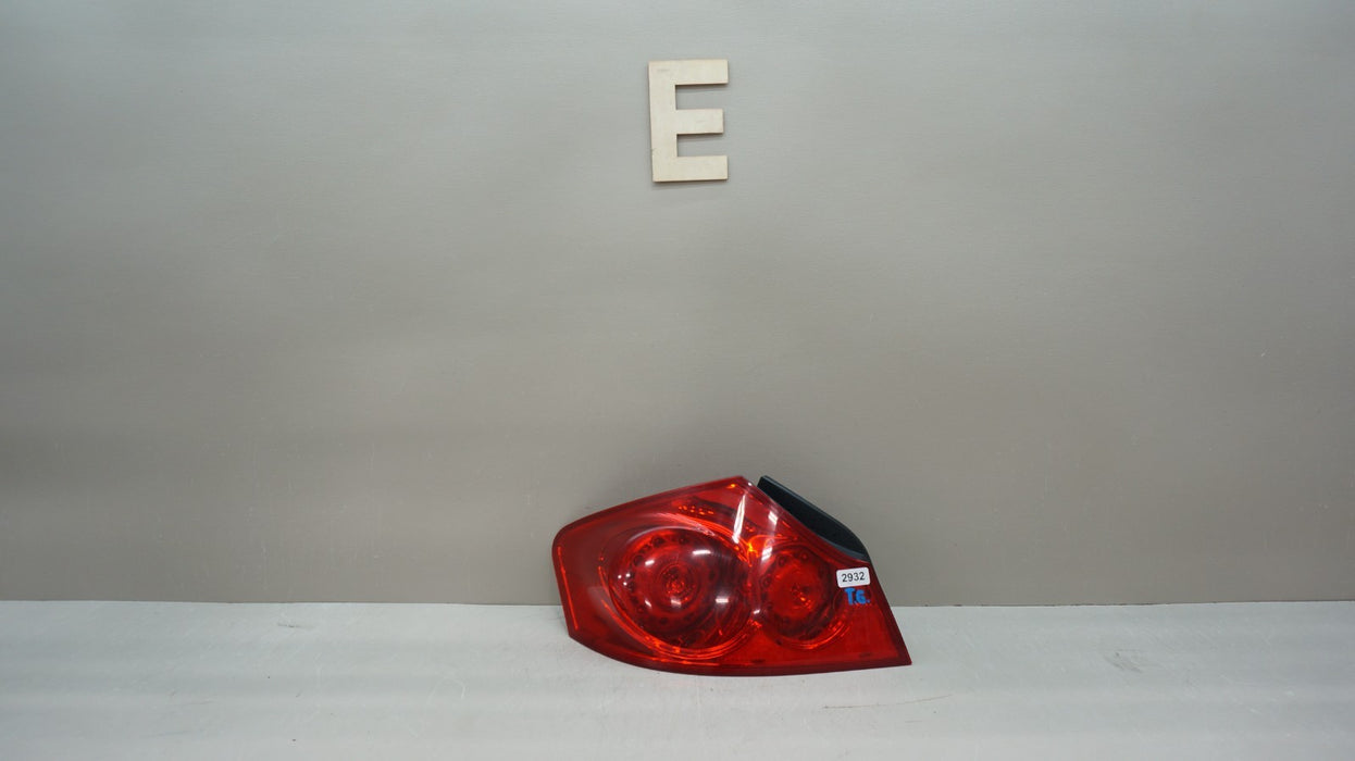 2009-2013 INFINITI G37 SEDAN REAR LEFT DRIVER SIDE OUTER LED TAIL LIGHT OEM