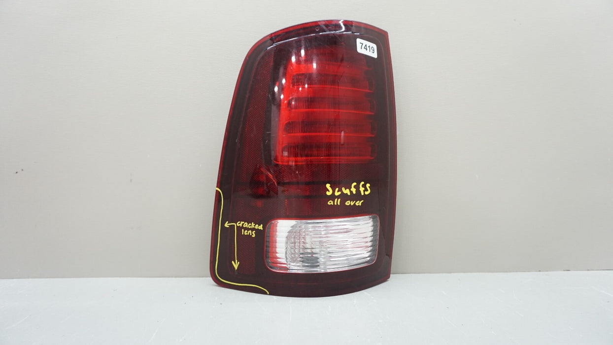 2013-2022 DODGE RAM 1500 2500 3500 REAR LEFT DRIVER SIDE TAIL LIGHT AFTERMARKET