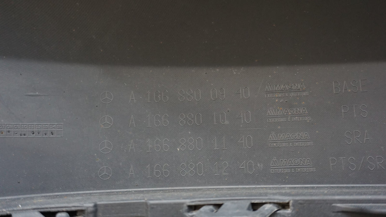 2012-2015 MERCEDES ML CLASS W166 FRONT BUMPER COVER PANEL OEM A1668800940
