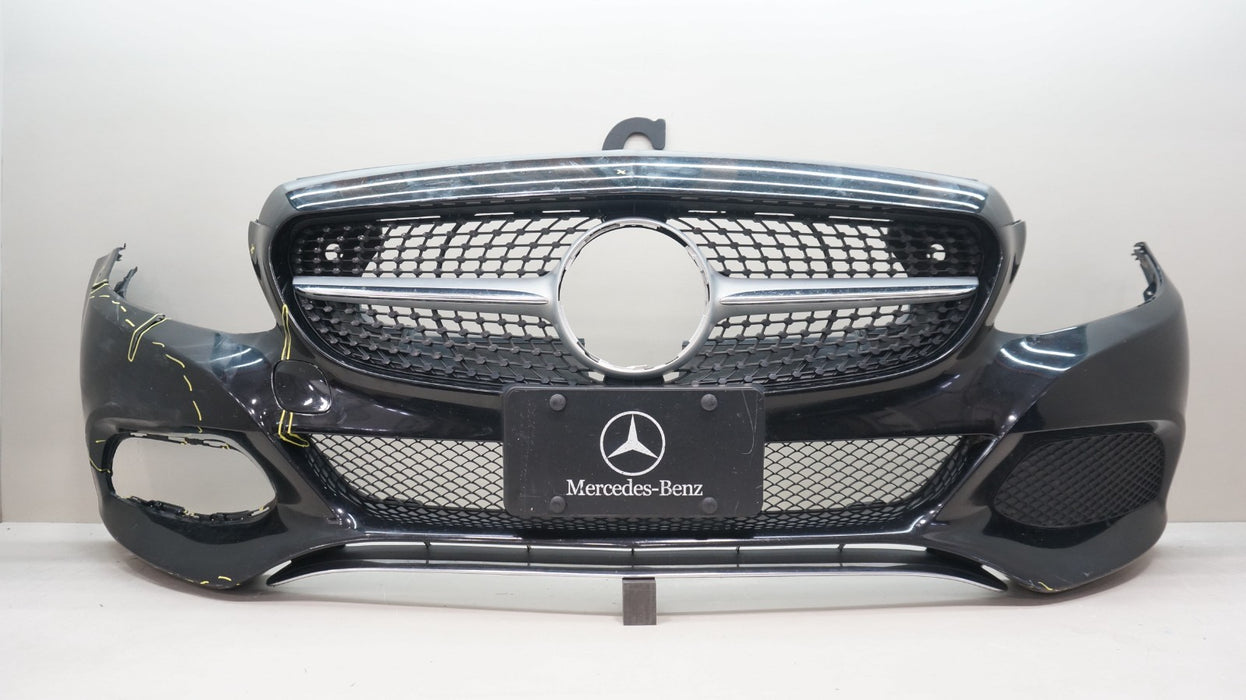 2015-2018 MERCEDES-BENZ C-CLASS W205 FRONT BUMPER COVER PANEL OEM