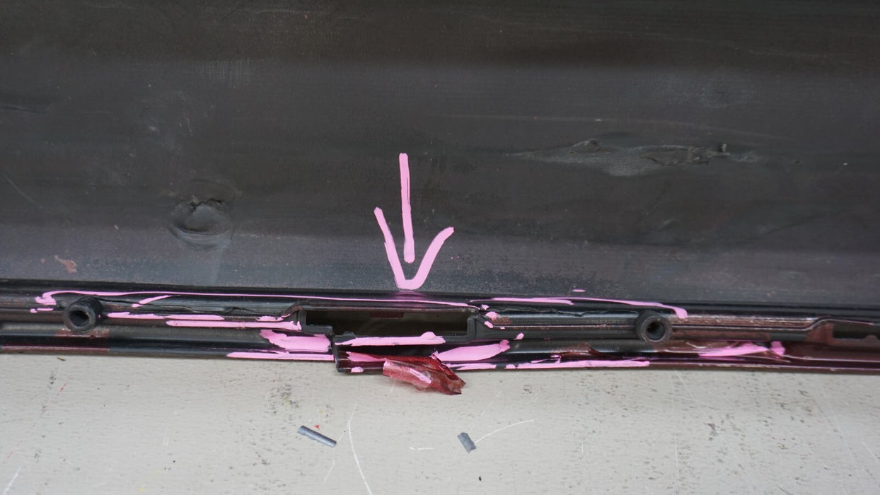 2016-2018 ACURA RDX BASE 4DR SUV REAR UPPER BUMPER COVER PANEL PLASTIC OEM
