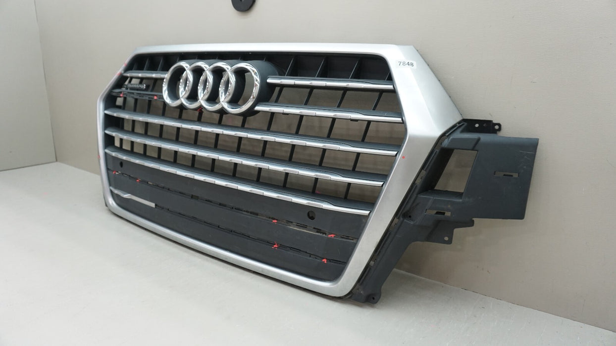 2017-2019 AUDI Q7 QUATTRO FRONT BUMPER UPPER GRILLE 4M0853651 OEM