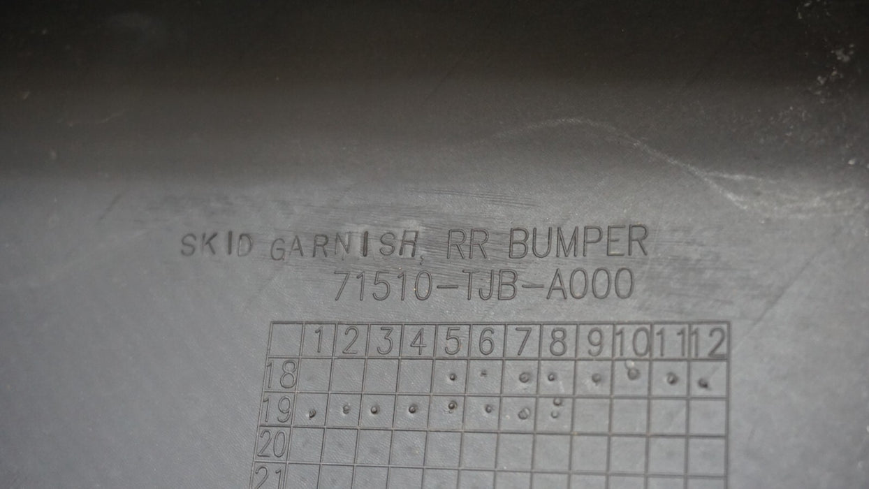 2019-2021 ACURA RDX REAR BUMPER COVER W/VALANCE OEM 75101-TJB-A000 19 20 21