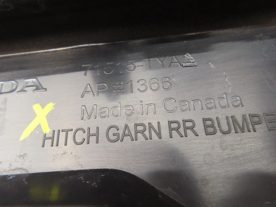2022 ACURA MDX 4DR SUV REAR LOWER BUMPER HITCH COVER PANEL TRIM OEM 71515-TYA