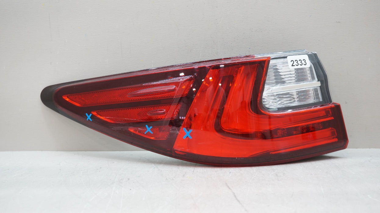 2016-2018 LEXUS ES350 ES300H REAR LEFT DRIVERS SIDE TAIL LIGHT OEM