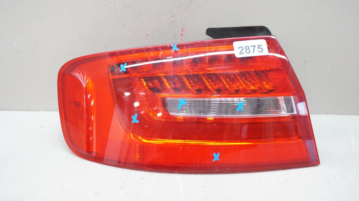 2013-2016 AUDI A4 S4 REAR LEFT DRIVER SIDE OUTER TAIL LIGHT OEM 01091603