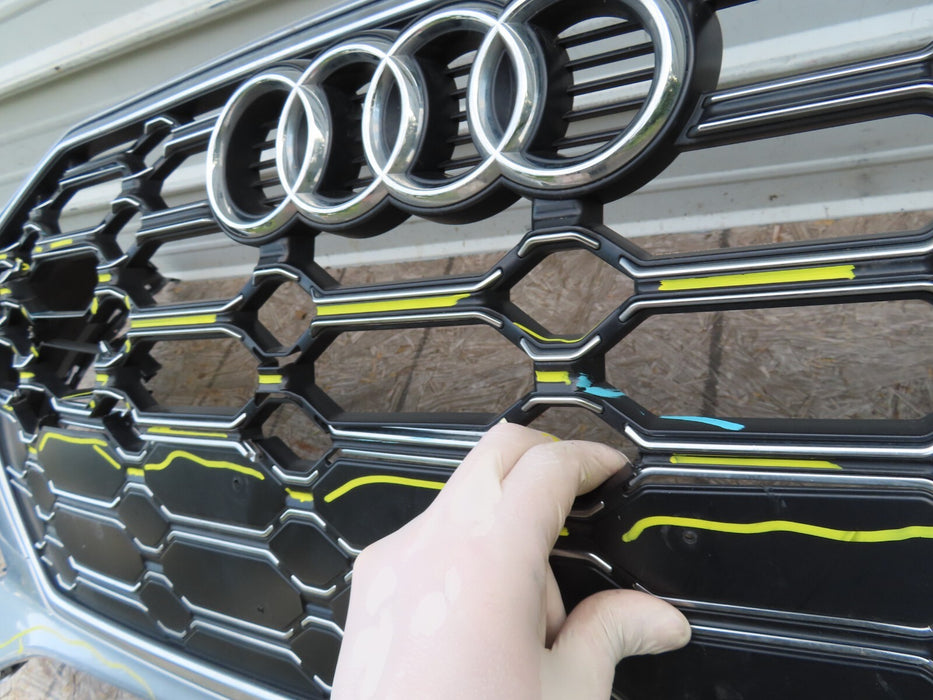 2021-2022 AUDI Q5 SUV FRONT BUMPER COVER W/ GRILLE GRILL EMBLEM OEM 80A807437P
