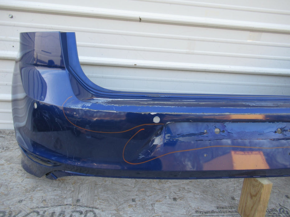2015-2017 VOLKSWAGEN GOLF 7 REAR BUMPER COVER PANEL BLUE 5G6807421E FACTORY OEM