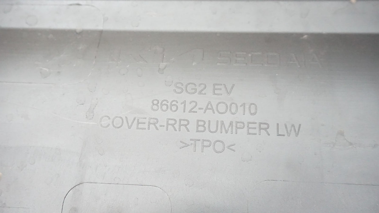 2023-2024 KIA NIRO EV REAR LOWER BUMPER COVER 86612-AO010 OEM
