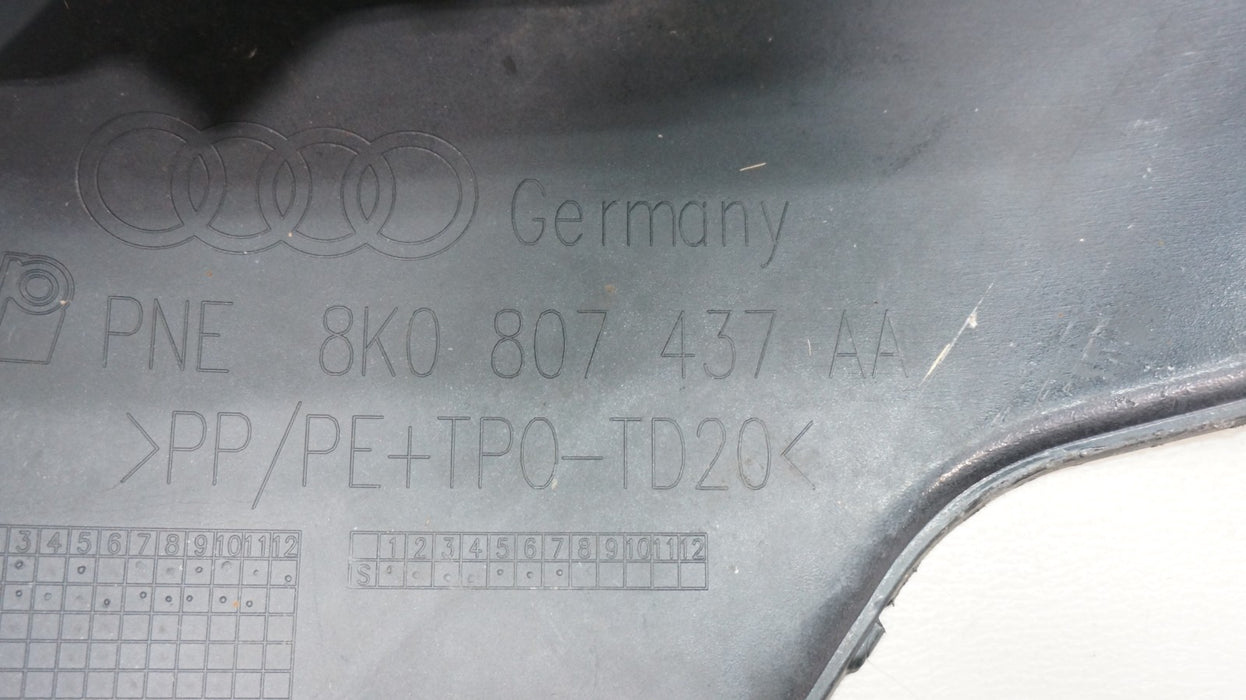 2013-2016 AUDI A4 FRONT BUMPER COVER PANEL OEM 8K0807437AA