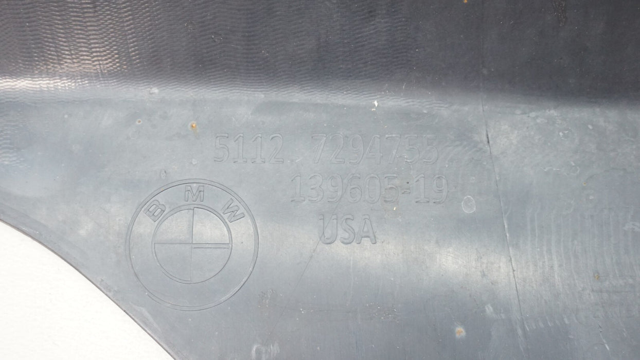 2014-2018 BMW X5 REAR LOWER BUMPER COVER VALANCE PANEL OEM 51127294755