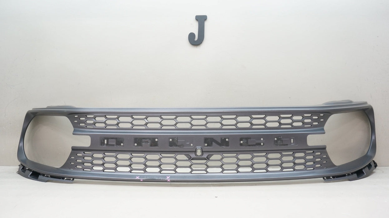 2021-2024 FORD BRONCO FRONT BUMPER RADIATOR GRILLE OEM S1PB-8200-CAW