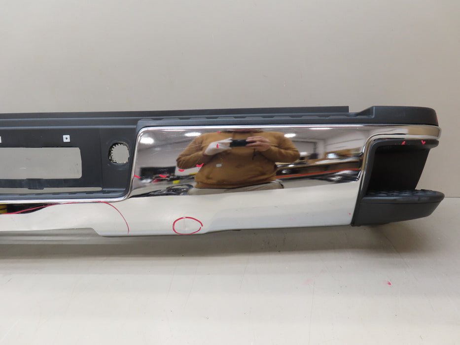 2015-2019 CHEVROLET SILVERADO GMC SIERRA 2500 3500 REAR BUMPER METAL OEM