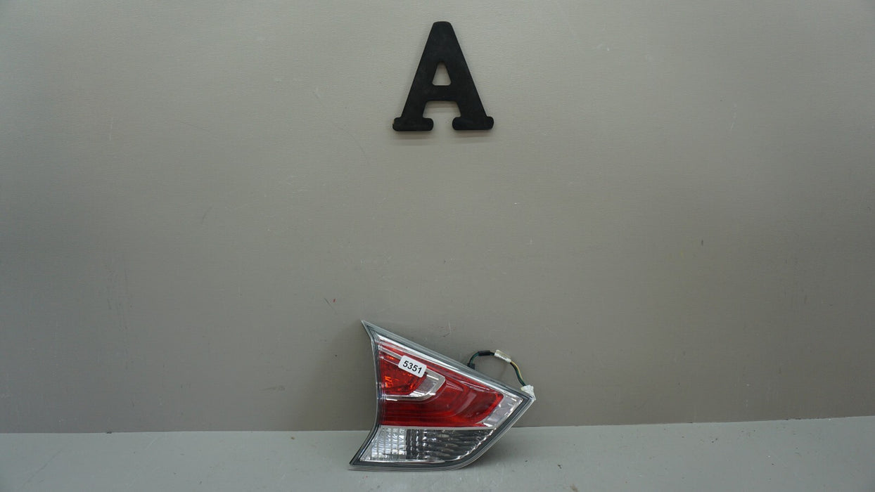2014-2016 NISSAN ROGUE REAR LEFT DRIVER SIDE INNER TAIL LIGHT BRAKE LAMP OEM