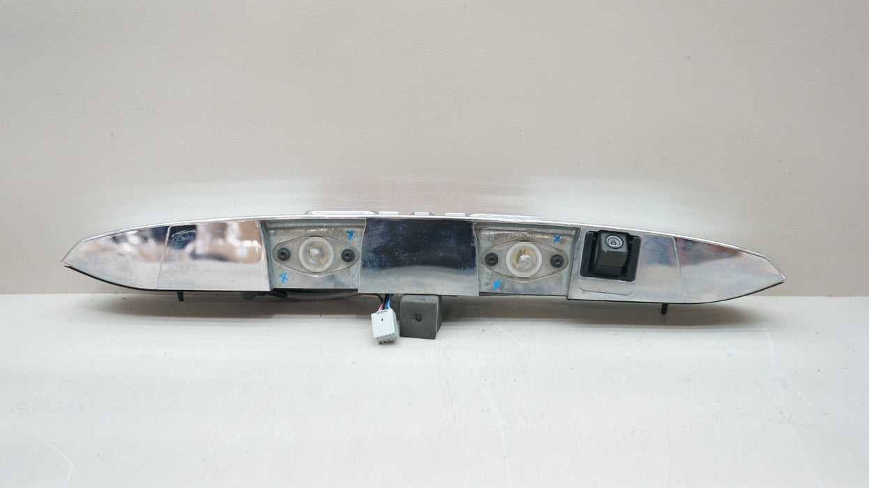 2007-2012 GMC ACADIA REAR CHROME TRUNK MOLDING TRIM W/ CAMERA 25804455 OEM