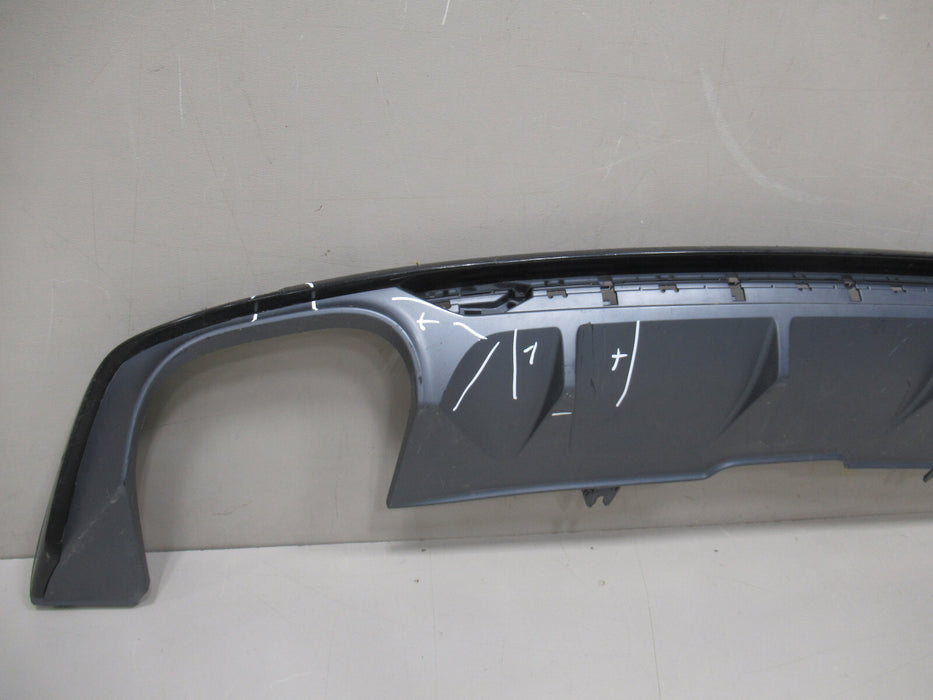 2017 2018 AUDI S5 REAR BUMPER LOWER VALANCER DIFFUSER COVER OEM 8W6.807.5213 D