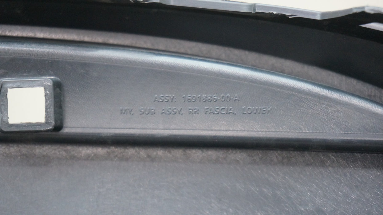 2020-2024 TESLA MODEL Y REAR LOWER BUMPER VALANCE COVER PANEL OEM 1691886-00-A