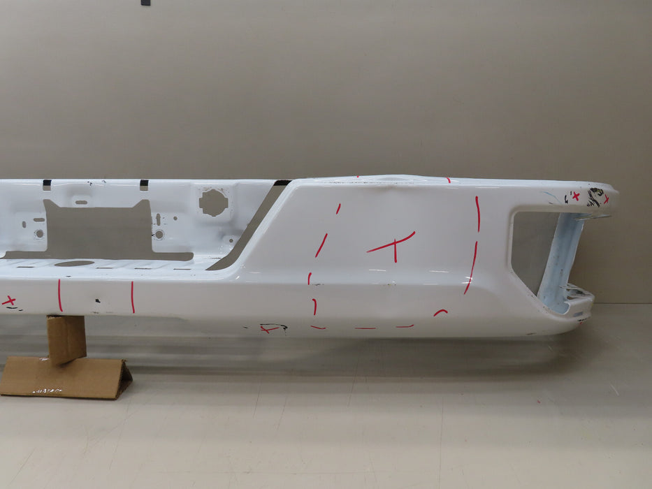 2019 2020 2021 2022 GMC/CHEVROLET SILVERADO-SIERRA 1500 REAR BUMPER METAL OEM