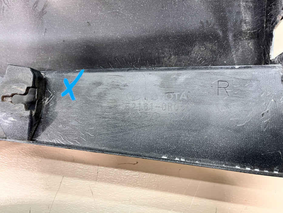 2019-2025 TOYOTA RAV4 RH RIGHT REAR BUMPER SIDE COVER EXTENSION OEM 52161-0R050