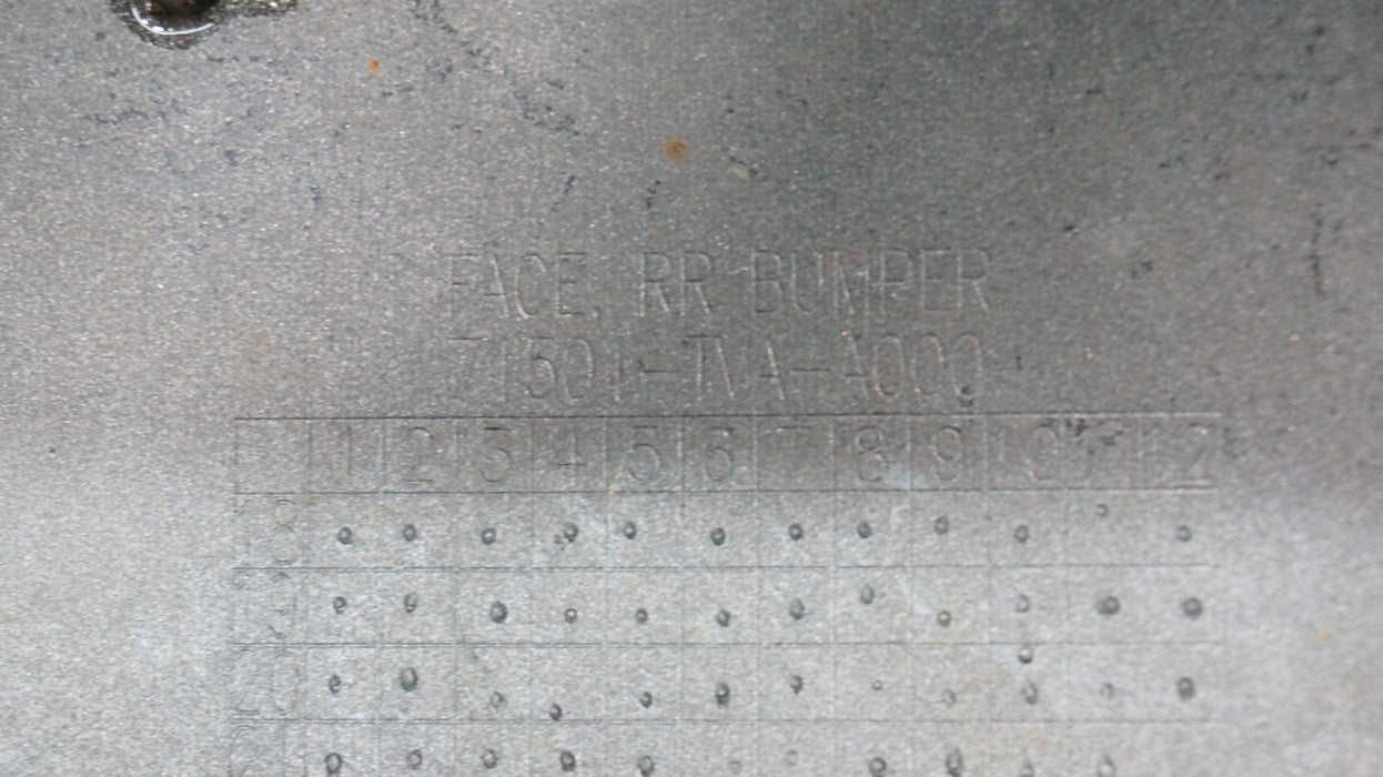 2018-2021 HONDA ACCORD SEDAN REAR BUMPER COVER OEM 71501-TVA-A000