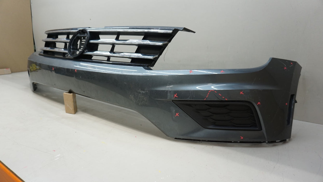 2018-2019 VOLKSWAGEN TIGUAN FRONT BUMPER COVER W/ GRILLE GRILL OEM 5NN807221