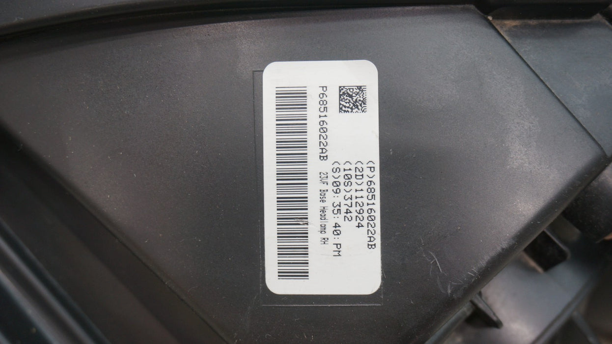 2023-2025 RAM PROMASTER 1500 2500 3500 RIGHT HALOGEN HEADLIGHT OEM 68516022AB